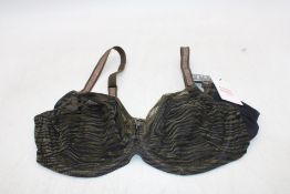 Prima Donna Verlet Twist Underwired Full Coverage Bra, Dark Wood, UK 40D, No Box