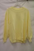 Free People Sweatshirt, Yellow, Size M