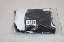 GCN Premium Aero Bib Shorts, Black/White, Size XXXL