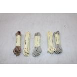 Eleven Pairs Axel Arigato Shoe Laces, 1x Brown, 1x Blue, 2x Beige & 7x Yellow