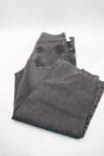 Two Hollister Super Baggy Painter Jeans, Washed Black, Size 34/32