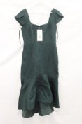 Theia Rae High Low Coctail Dress, Pine, Size 8