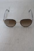 Paul Smith 003V2 Albion Sunglasses, Frames Gold/Black, Lenses Brown, No Box