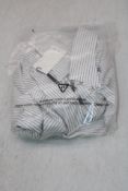 Suitsupply Striped Shirt, White, UK 17