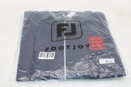 Footjoy Women's Full Zip Midlayer Top with Embroidered Dorset Logo, Navy, Size 2XL