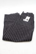 Carhartt Hendry Seaton Striped Trousers, Black/White, Size W25