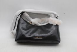 Charles & Keith Atwood Chain Shoulder Bag, Black, Size S