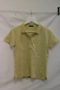 Eden Park Polo Shirt, Light Yellow, Size M