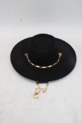 Hurricane Women's The Laura Hat with Chain, Black, Size L