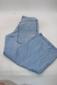 Hollister The Big Jean Widest Fit Through Leg Jeans, Light Blue, Size 32/30
