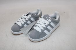 Two Adidas Children's Campus 00s Suede Trainers, Grey/White, UK 3, No Box