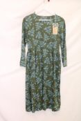 Gudrun Sjoden Judit Jersey Dress, Green/Blue, Size S