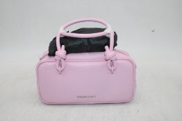 Charles & Keith Sammie Knotted Handle Elongated Bag, Pink