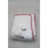 Dian's Bedroom BP36 Santorin Bath Towel, White/Pink, Size 100 X 50cm