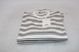 Eaves Cydnee Striped Oversized Sweater, Cream Multi, Size S