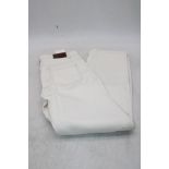 Bonpoint Vanessa Seward Gasp Jeans, Ivory, Size 38