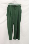 Snay Tailoring Fit Wide Leg Trousers, Dark Green, Size 16-18