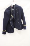 Joe Browns Military Style Jacket, Blue/Gold, UK 16. Used