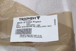 Triumph T2313002-NW Right Hand Rear Bodywork, Crystal White