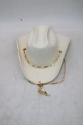 Hurricane Women's The Harvey Cowgirl Hat with Chain, White, Size L