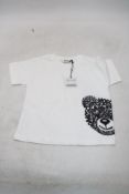 Moschino Kids Teddy Print T-Shirt, White, Size 5A