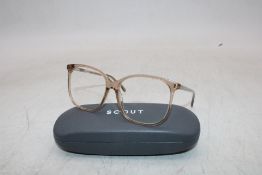 Chelsea Women's Scout Square Glasses, Beige