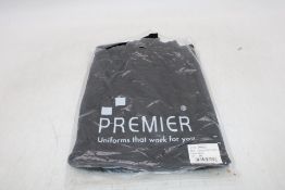 Two Pairs Premier Work Uniforms Essential Chefs Trousers, Black, Size 2XL