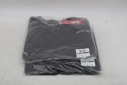 Two Atomic T Shirts, Both Black to incude 1x RS WC Size M, 1x Graphic Long Sleeve Size M