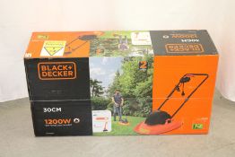Black & Decker Combi Kit 30cm Hover Mower and Strimmer. Box damaged