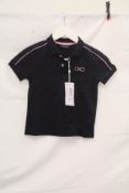 Eden Park Kids Polo Shirt, Marine/Pink, Size 8A