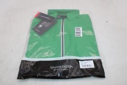 Galvin Green Kids Rio Windproof and Water Repellent Golf Vest, Green, Size 158/164