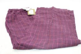 Gudrun Sjoden Vera Linen Trousers, Purple, Size L