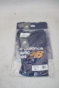 Two New Balance Athletic Shoes Relaxed Short Sleeve T-Shirt, Blue, Size S