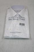 Charles Tyrwhitt Extra Slim Fitt Non Iron Shirt, White, Size 15.5/34 Inch