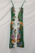 Farm Rio Sweet Bloom Dreamscape Midi Dress, Off White/Multi, Size XS