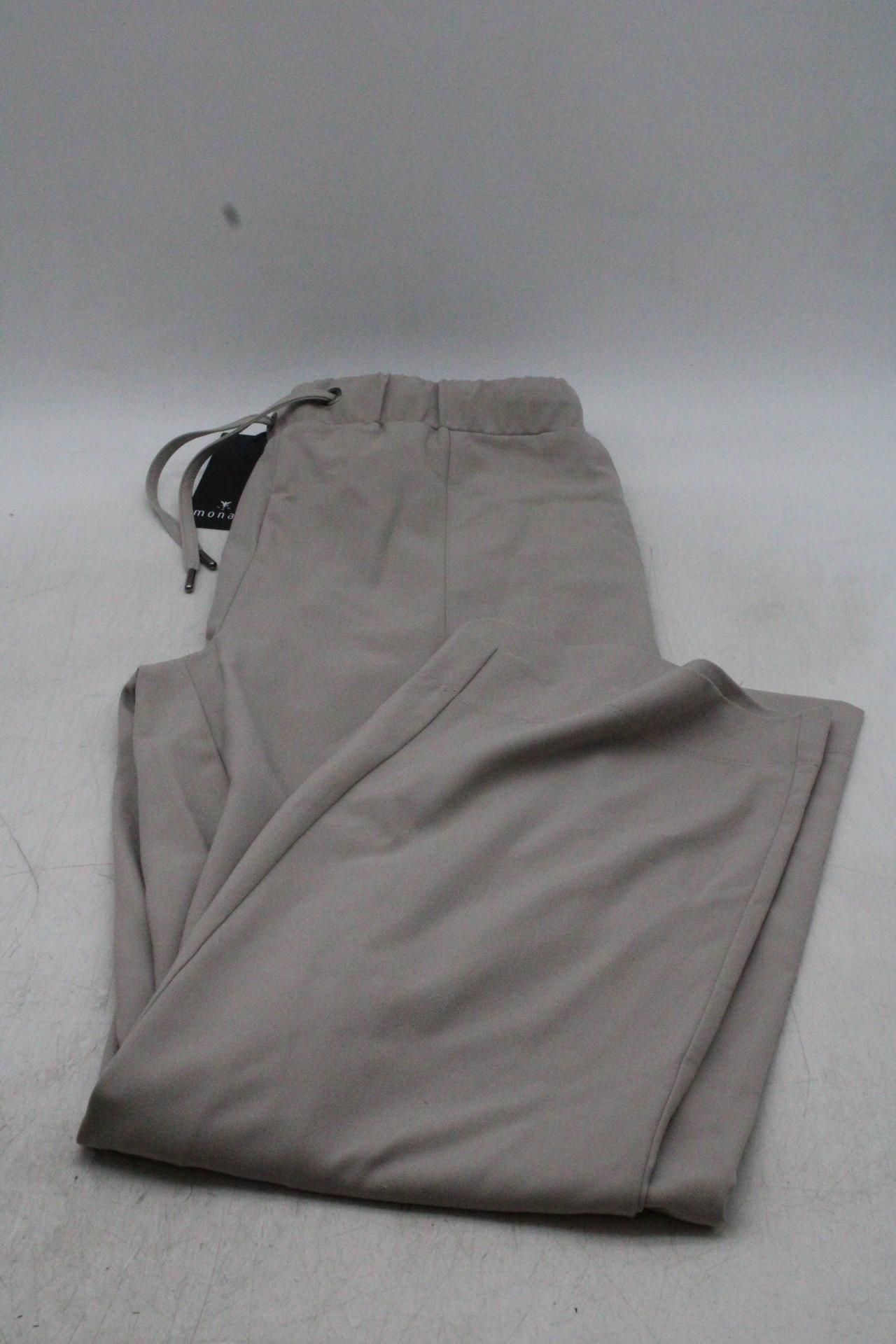 Monari African Ranch Trousers, Grey, Size 40
