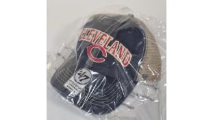 Five Cleveland 47 Clean Up Caps, Adjustable
