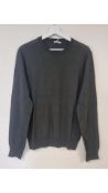 Filippa K Men's Merino Sweater, Pine Green, Size S