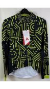 Altura Icon Tokyo Mens Long Sleeve Jersey, Lime/Black, Large