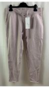 Juvia Loungewear Women's Cotton Blend Lounge Bottoms, Mauve, Size S