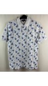 Ralph Lauren Classic Polo Shirt, White/Blue, Size XL/18-20 Years