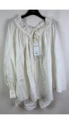 Archivio Women's Oversized Blouse, Cream, Size Tg U