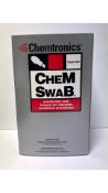 Twelve Boxes of Chemtronics CS25 Presaturated Swab, 25 Per Box