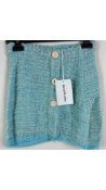 Acne Stusio Women's Knitted Mini Skirt, Blue, Small