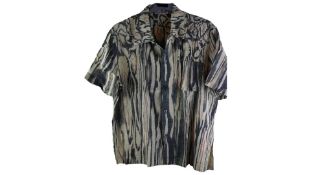 Our Legacy Short Sleeve Box Shirt, Hanabi Print, Size 46