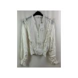 Two B.Young Women's Bybcfelicia Blouse, White, Size 40