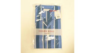 Derek Rose Men's Cotton Pyjamas, Blue, Size S