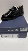 Caprice Women's 9-24200-41 Loafer, Black Naplak, UK 6