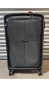 Gino Ferrari Soft Sided 78cm Suitcase, 4 Wheels. TSA Combination Lock, Black