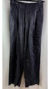 Petar Petrov Women's Wide Leg Trouser's, Black, Size 36